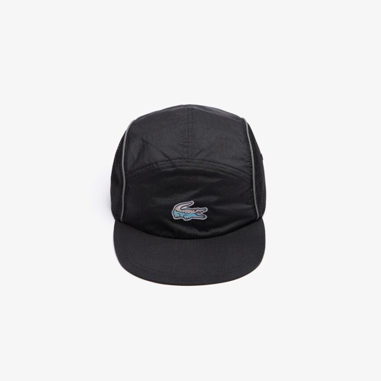 Lacoste CONCEPTS Collaboration Mesh-Panel Cap Fekete | iBtvtrDm