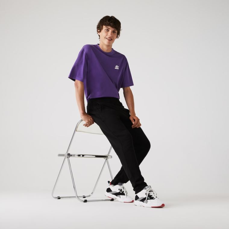 Lacoste CONCEPTS Collaboration Pálya Pants Fekete | ohr31QV3