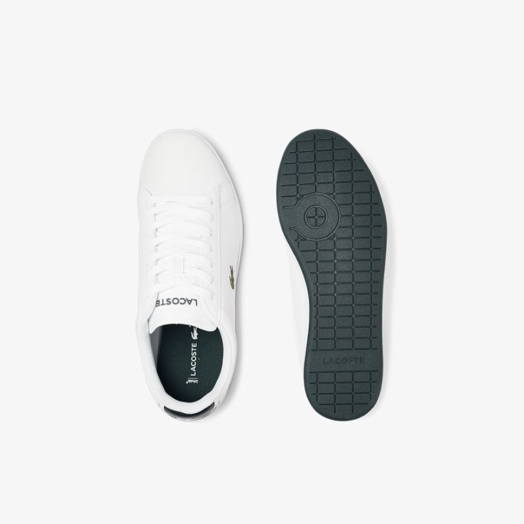 Lacoste Carnaby Evo Bőr Sneakers Fehér | 6DiwhuOq