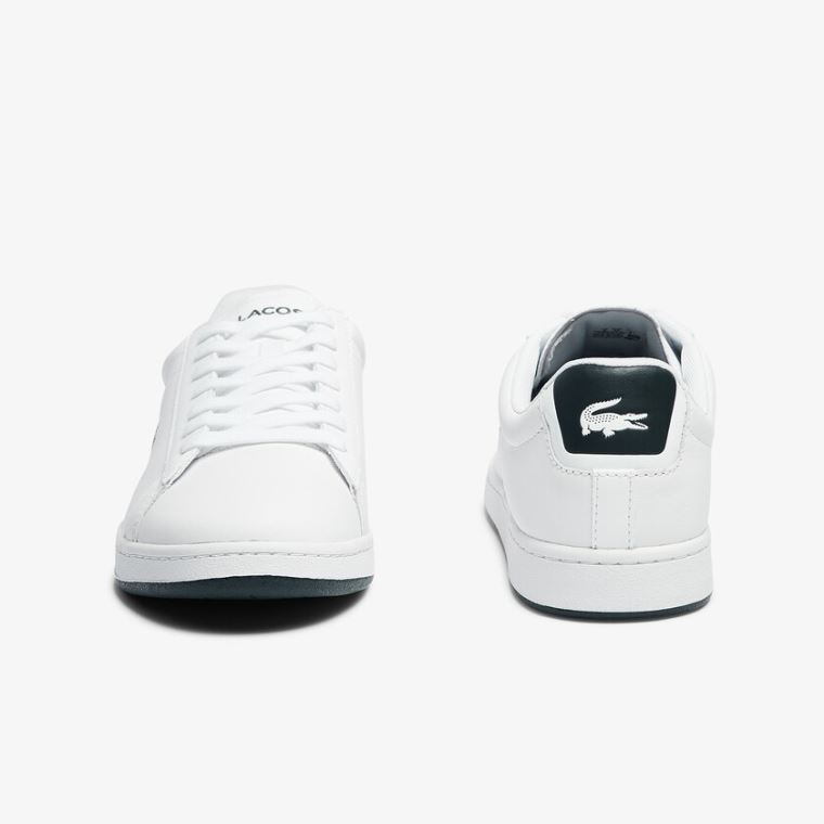 Lacoste Carnaby Evo Bőr Sneakers Fehér | 6DiwhuOq