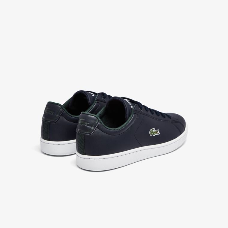 Lacoste Carnaby Evo Szintetikus Sneakers Sötétkék Fehér | VMINXF53