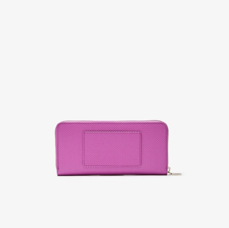 Lacoste Chantaco Bőr 12 Card Wallet Rózsaszín | exLuGQVV