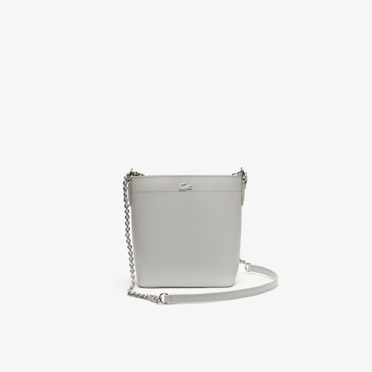 Lacoste Chantaco Chain Pántos Crossbody Bag Szürke | GYT2uA46