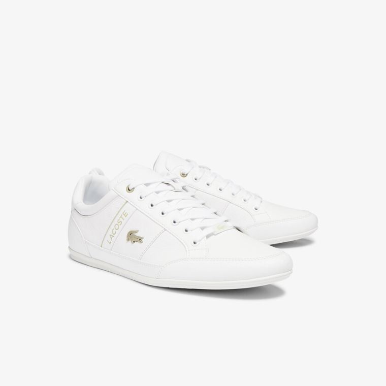 Lacoste Chaymon Szintetikus and Bőr Sneakers Fehér | 00Yy2lzV