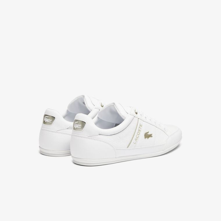 Lacoste Chaymon Szintetikus and Bőr Sneakers Fehér | 00Yy2lzV