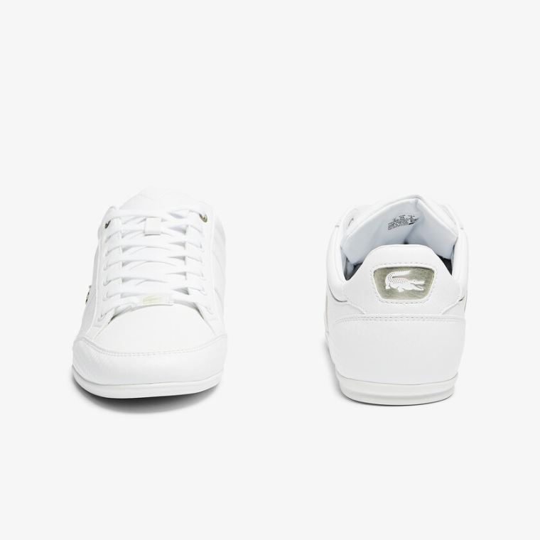 Lacoste Chaymon Szintetikus and Bőr Sneakers Fehér | 00Yy2lzV