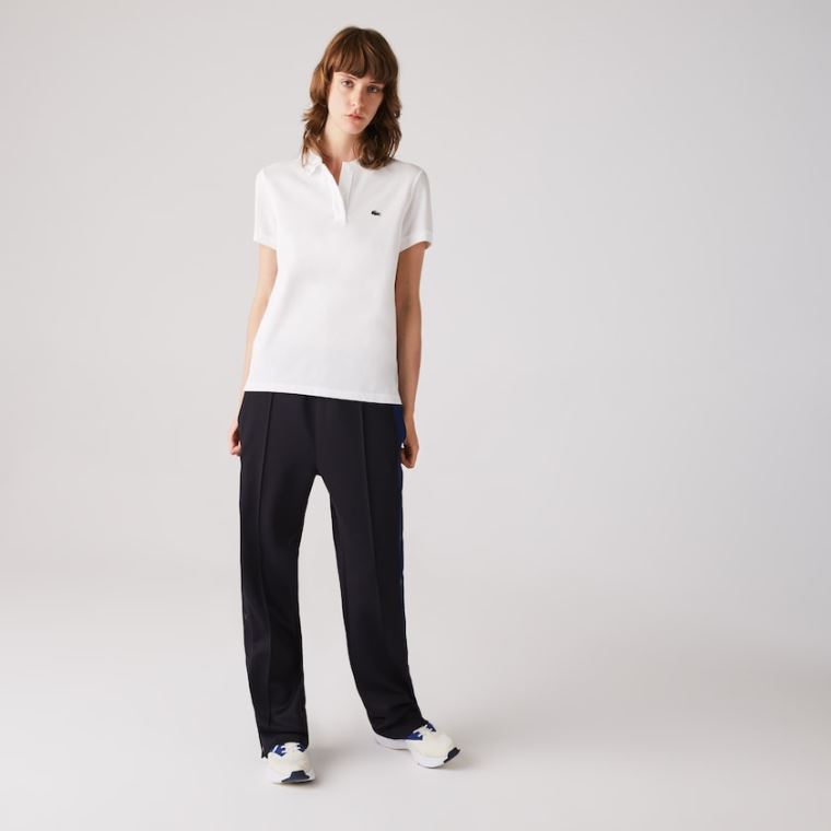 Lacoste Classic Fit Soft Pamut Petit Piqué Polo Fehér | 24Vc3S31