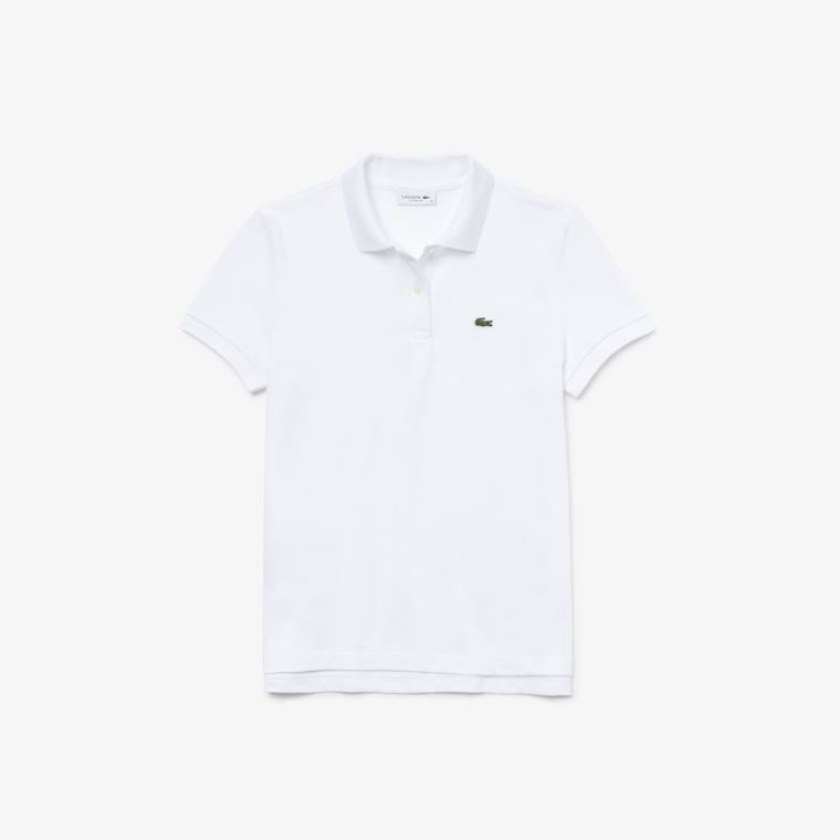 Lacoste Classic Fit Soft Pamut Petit Piqué Polo Fehér | 24Vc3S31