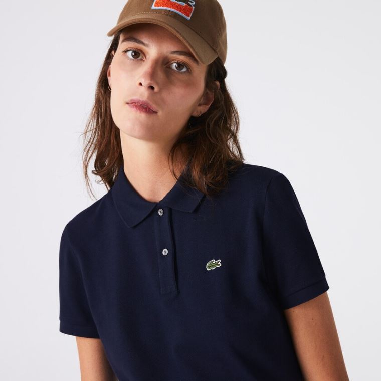 Lacoste Classic Fit Soft Pamut Petit Piqué Polo Sötétkék Kék | 6em7hvdP