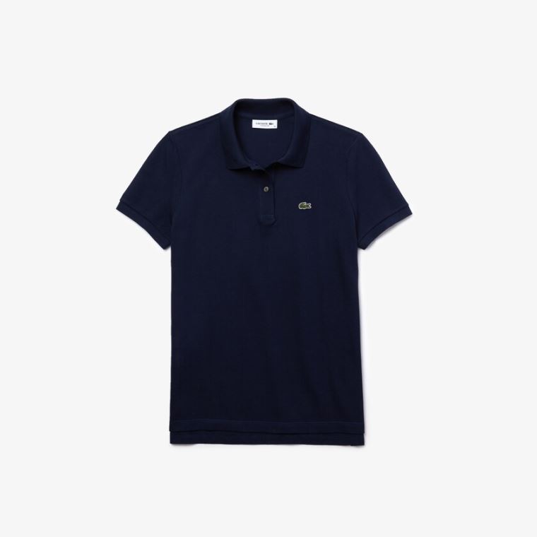 Lacoste Classic Fit Soft Pamut Petit Piqué Polo Sötétkék Kék | 6em7hvdP