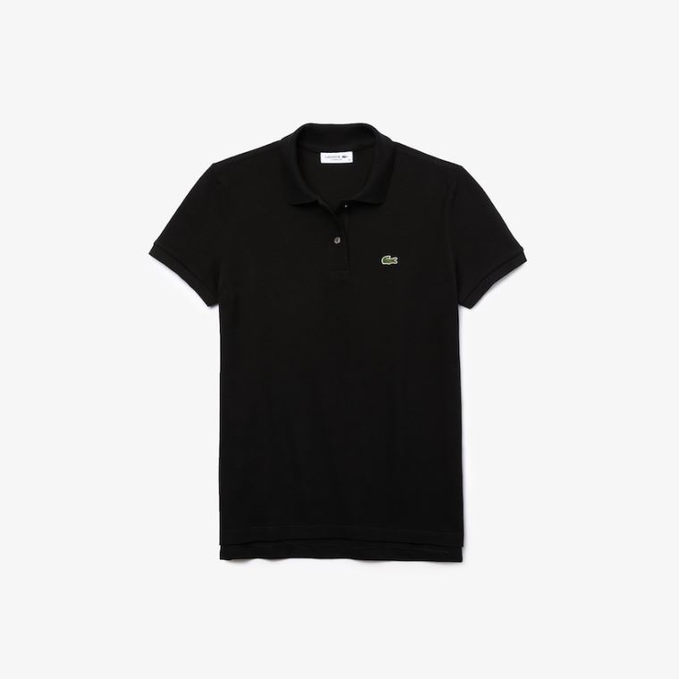 Lacoste Classic Fit Soft Pamut Petit Piqué Polo Fekete | AapnfCZ8