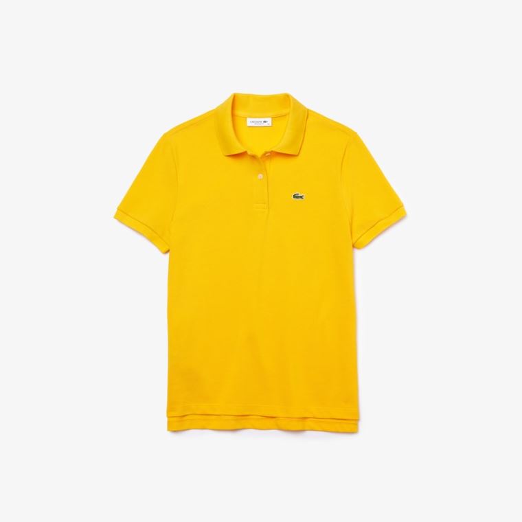 Lacoste Classic Fit Soft Pamut Petit Piqué Polo Sárga | co5aeUZO