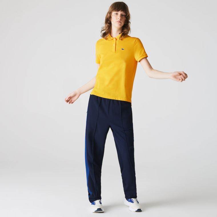 Lacoste Classic Fit Soft Pamut Petit Piqué Polo Sárga | co5aeUZO