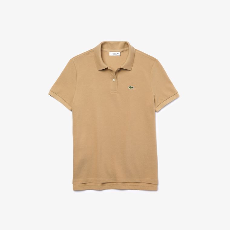 Lacoste Classic Fit Soft Pamut Petit Piqué Polo Bézs | fQ3cEQFR