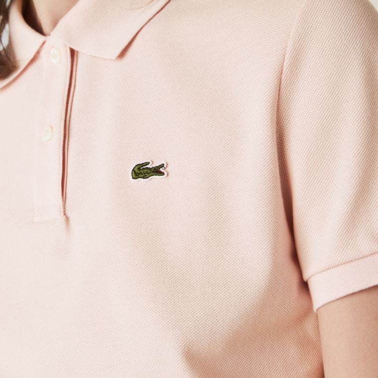 Lacoste Classic Fit Soft Pamut Petit Piqué Polo Világos Rózsaszín | o6DVrq0W