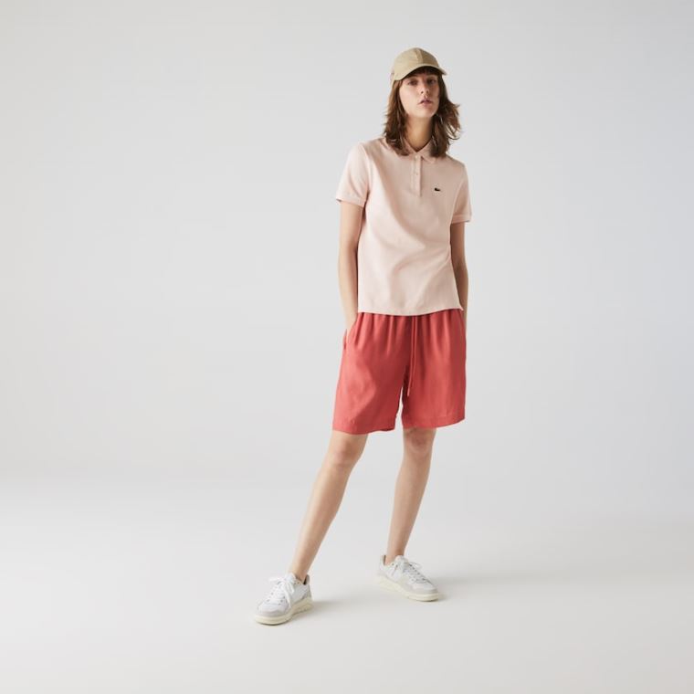 Lacoste Classic Fit Soft Pamut Petit Piqué Polo Világos Rózsaszín | o6DVrq0W