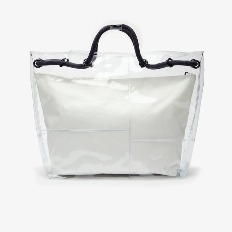 Lacoste Clear Shopper Bag Fehér | nYr0AvaQ