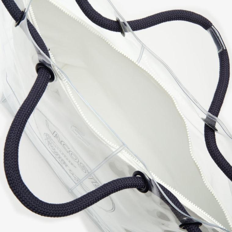 Lacoste Clear Shopper Bag Fehér | nYr0AvaQ