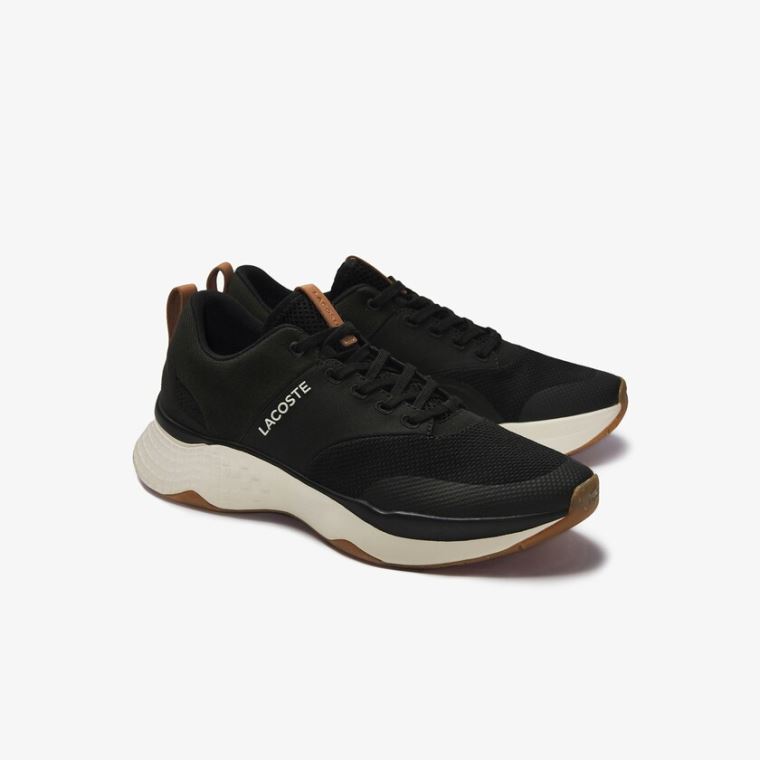 Lacoste Court-Drive Plus Colourblock Textil Sneakers Fekete Fehér | bzNSuXy5