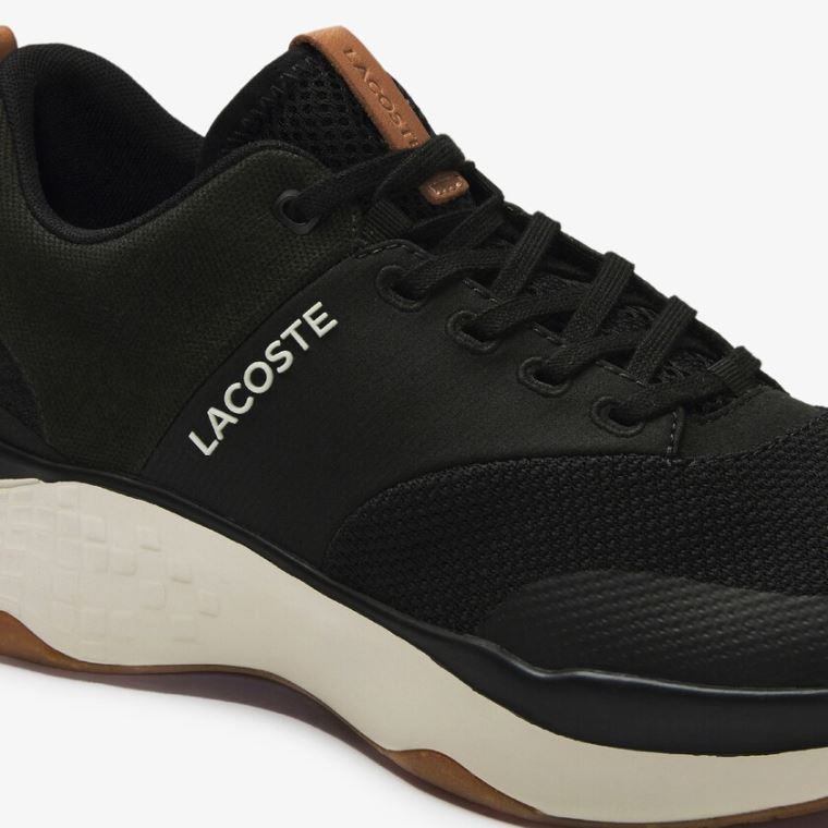 Lacoste Court-Drive Plus Colourblock Textil Sneakers Fekete Fehér | bzNSuXy5