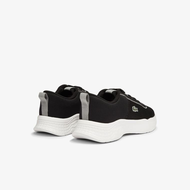 Lacoste Court-Drive Textil Air Mesh Sneakers Fekete | 9kxigPM0