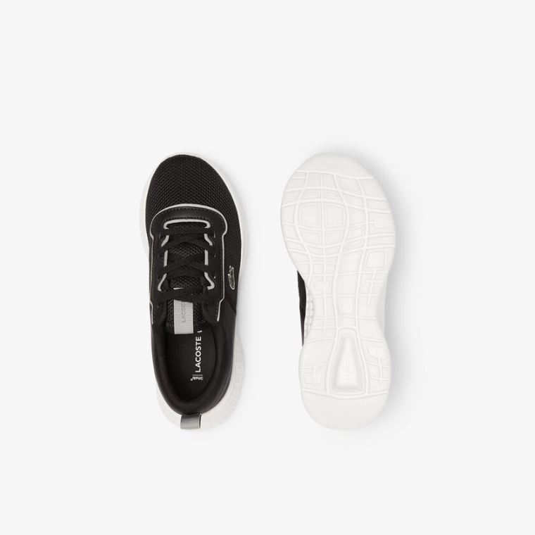 Lacoste Court-Drive Textil Air Mesh Sneakers Fekete | 9kxigPM0