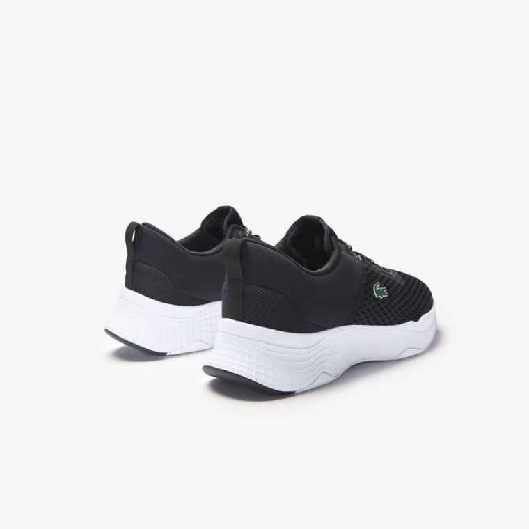 Lacoste Court-Drive Textil Sneakers Fekete Fehér | Oz01dg5R