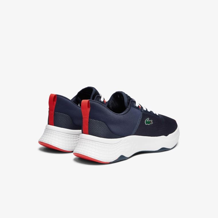 Lacoste Court-Drive Textil Sneakers Sötétkék Fehér | JMiGOL5Z