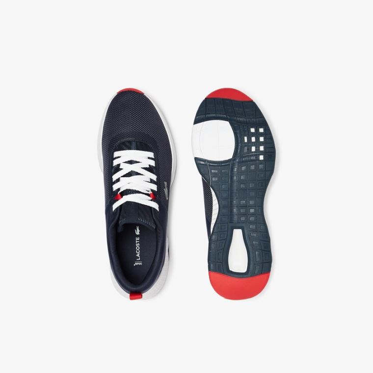 Lacoste Court-Drive Textil Sneakers Sötétkék Fehér | JMiGOL5Z