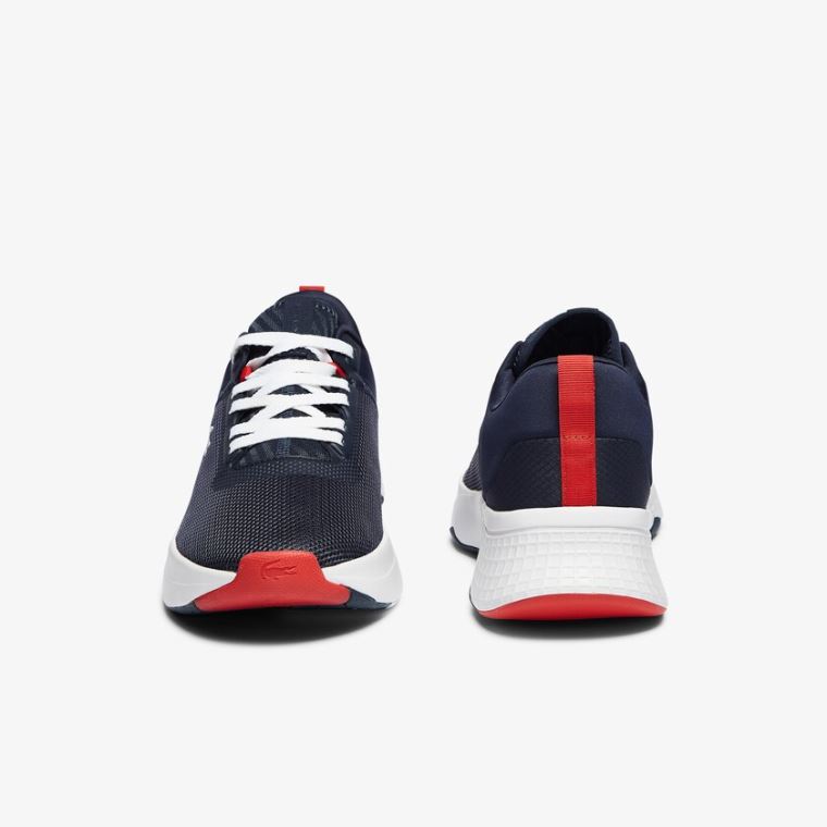 Lacoste Court-Drive Textil Sneakers Sötétkék Fehér | JMiGOL5Z