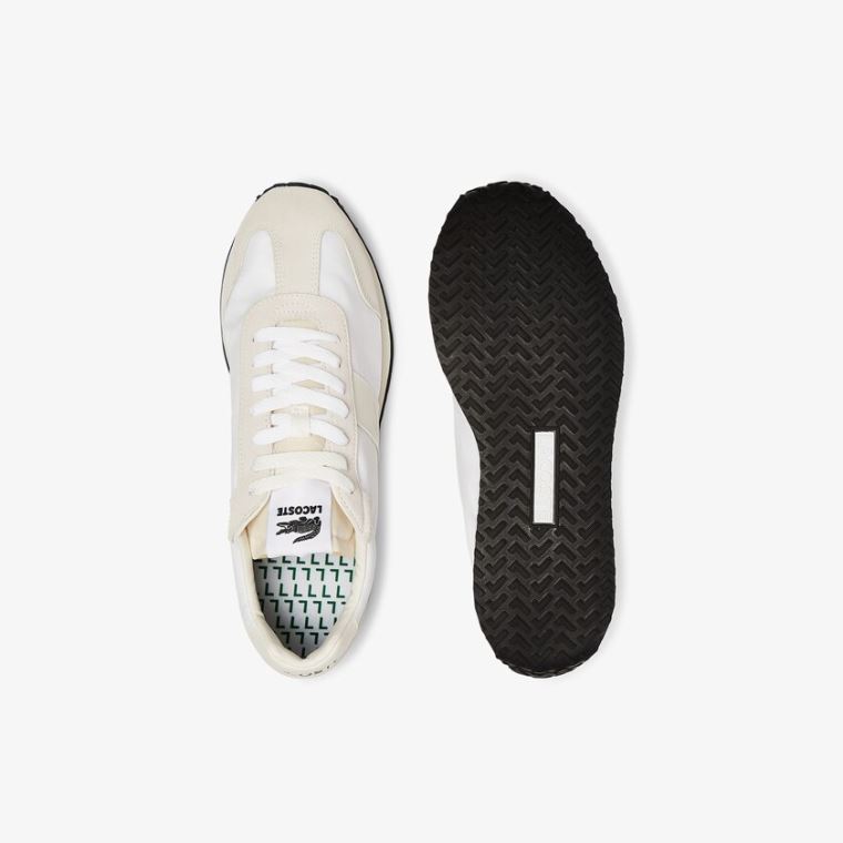 Lacoste Court Pace Textil Sneakers Bézs | 4zLSHZmu