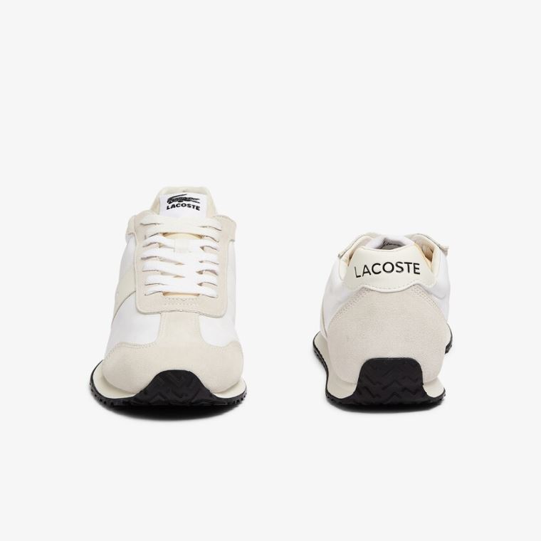 Lacoste Court Pace Textil Sneakers Bézs | 4zLSHZmu