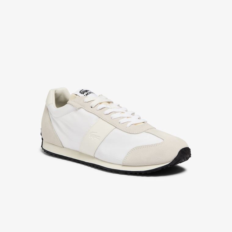 Lacoste Court Pace Textil Sneakers Bézs | 4zLSHZmu