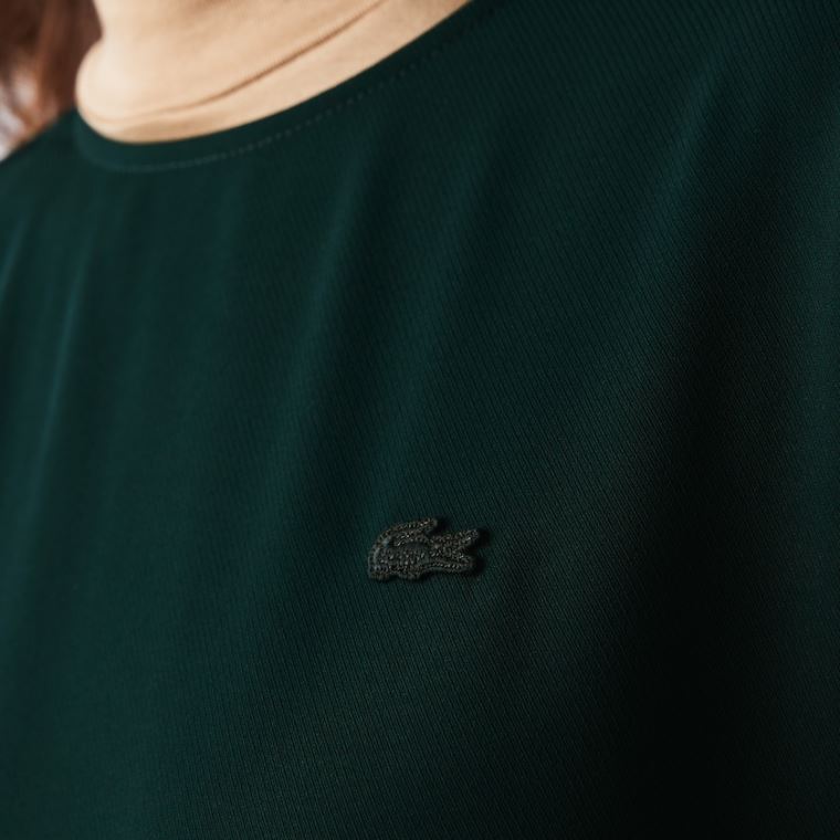 Lacoste Crew Neck Flowy Ruha Zöld | HvhI0w5D