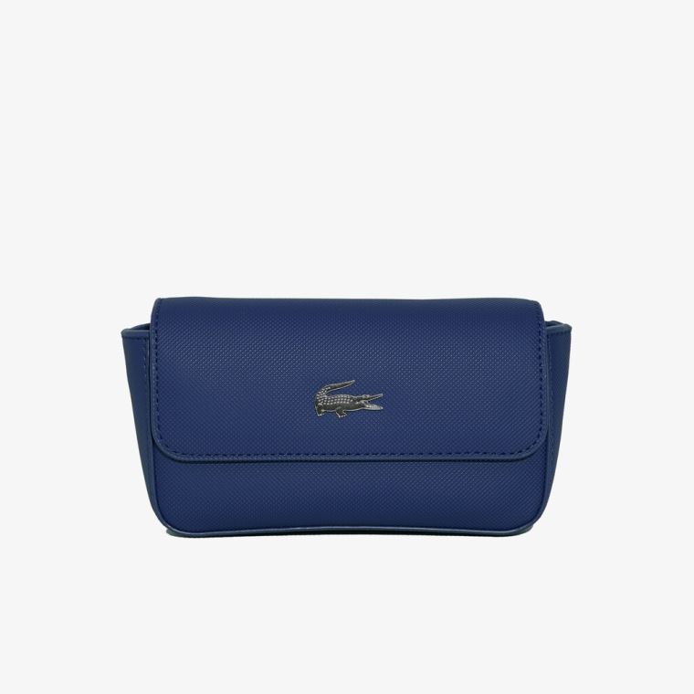 Lacoste Daily Classic Coated Vászon Fanny Pack Sötétkék | M3qMbKp5