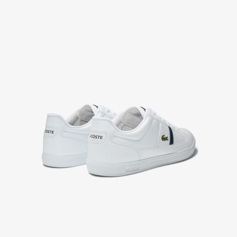 Lacoste Europa Bőr Sneakers Fehér | atSVHtrK