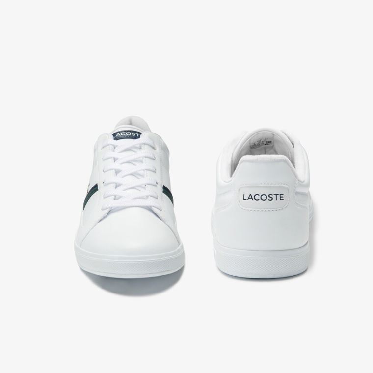 Lacoste Europa Bőr Sneakers Fehér | atSVHtrK