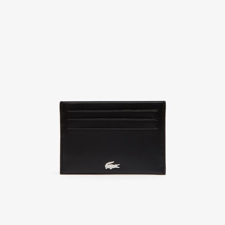 Lacoste Fitzgerald Bőr Wallet And Card Holder Set Fekete | G2qn6WAz