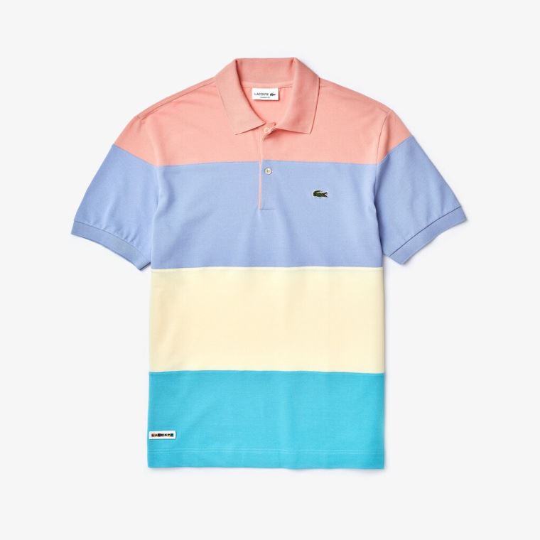 Lacoste Fresh And Light Pamut Piqué Classic Fit Polo Shirt Kék | GODLIRGr