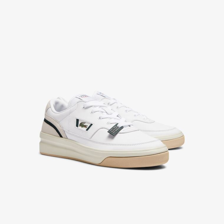 Lacoste G80 Bőr and Velúr Sneakers Fehér | LvsByerX