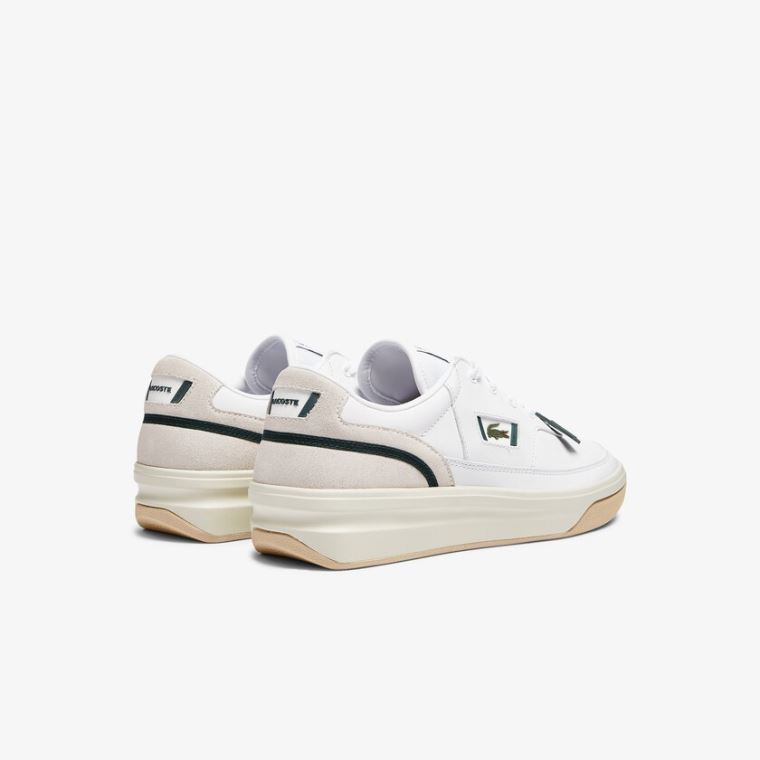 Lacoste G80 Bőr and Velúr Sneakers Fehér | LvsByerX