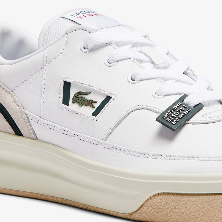 Lacoste G80 Bőr and Velúr Sneakers Fehér | LvsByerX