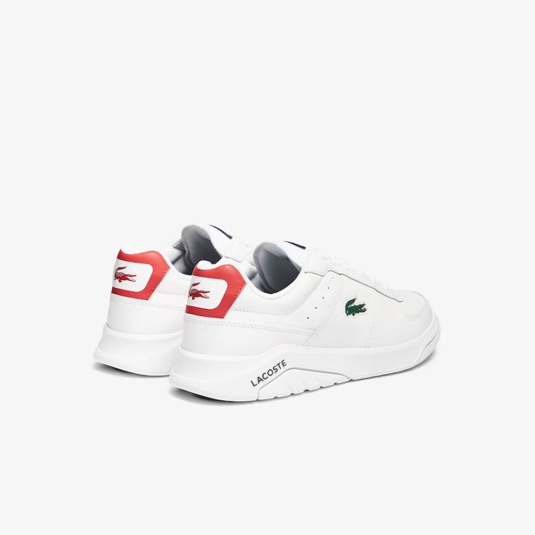 Lacoste Game Advance Bőr Sneakers Fehér Bézs | NKstTWNL