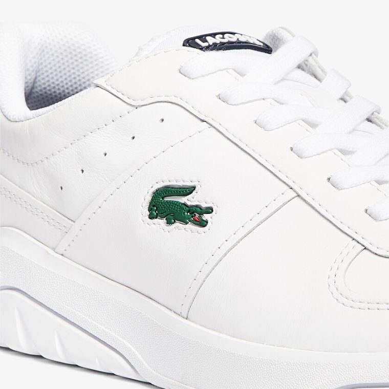 Lacoste Game Advance Bőr Sneakers Fehér Bézs | NKstTWNL