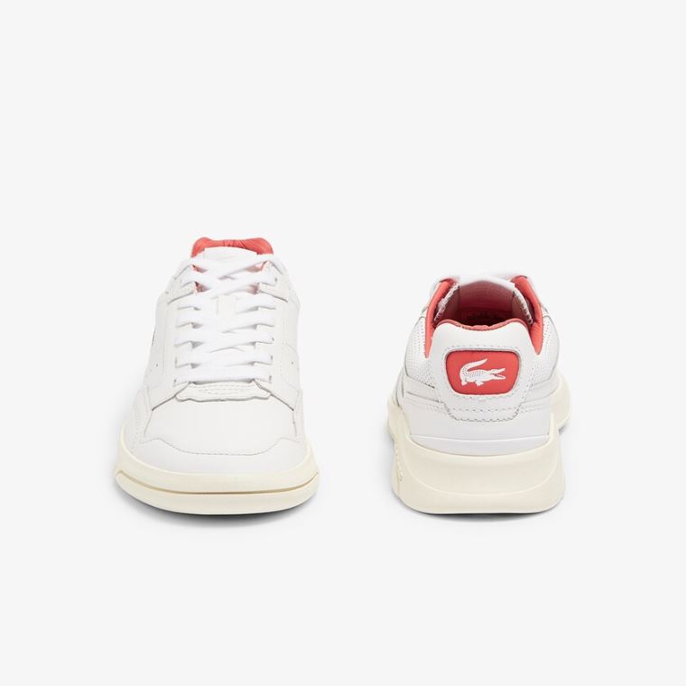 Lacoste Game Advance Luxe Bőr Sneakers Fehér Bézs | 7MtHtCAh