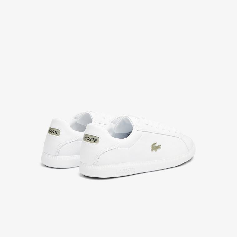 Lacoste Graduate Bőr and Szintetikus Sneakers Fehér | G03k1Dwc