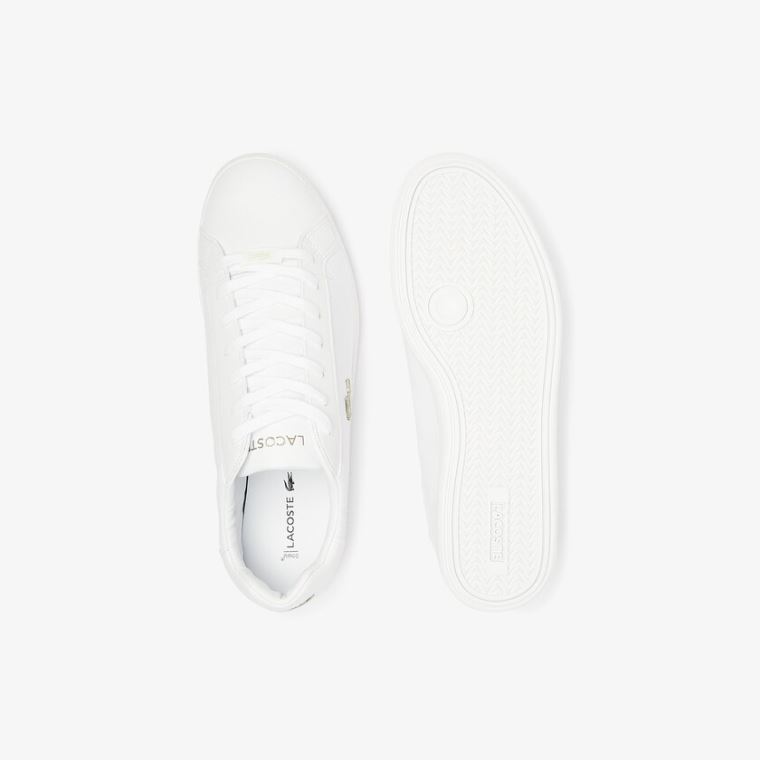 Lacoste Graduate Bőr and Szintetikus Sneakers Fehér | G03k1Dwc