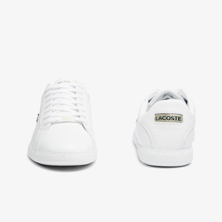 Lacoste Graduate Bőr and Szintetikus Sneakers Fehér | G03k1Dwc