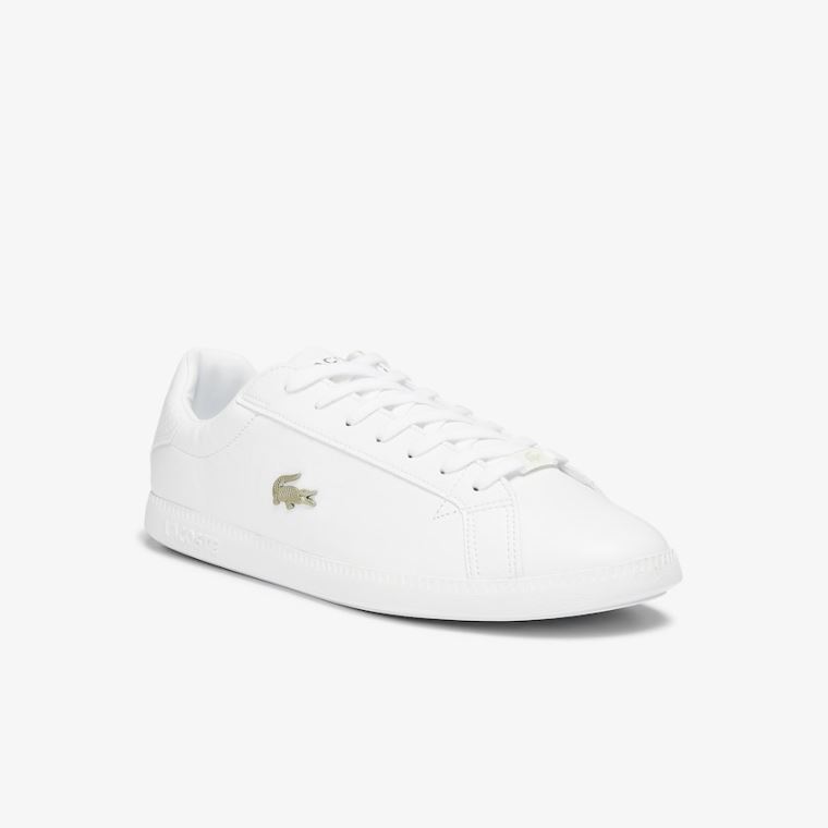 Lacoste Graduate Bőr and Szintetikus Sneakers Fehér | G03k1Dwc