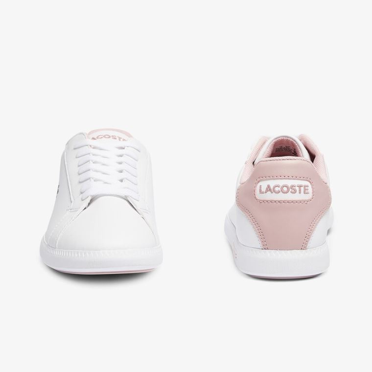 Lacoste Graduate Szintetikus Sneakers Fehér Rózsaszín | pBJoiHq2